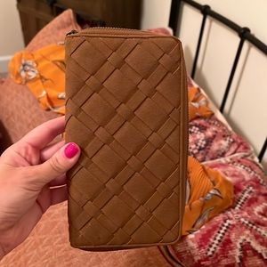 Brown stitch, wallet from target
